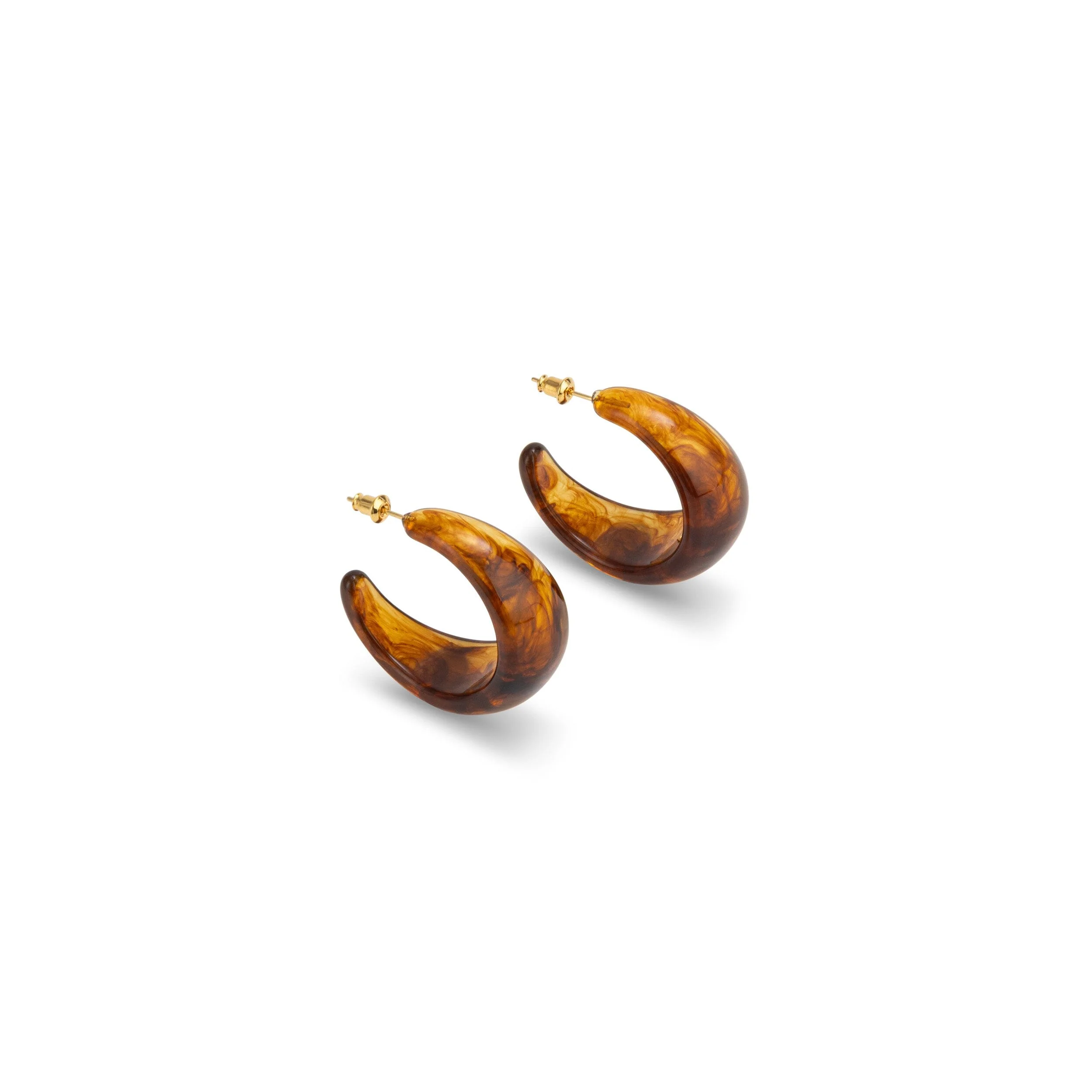 NEVE EARRINGS TORTOISE - Image 3