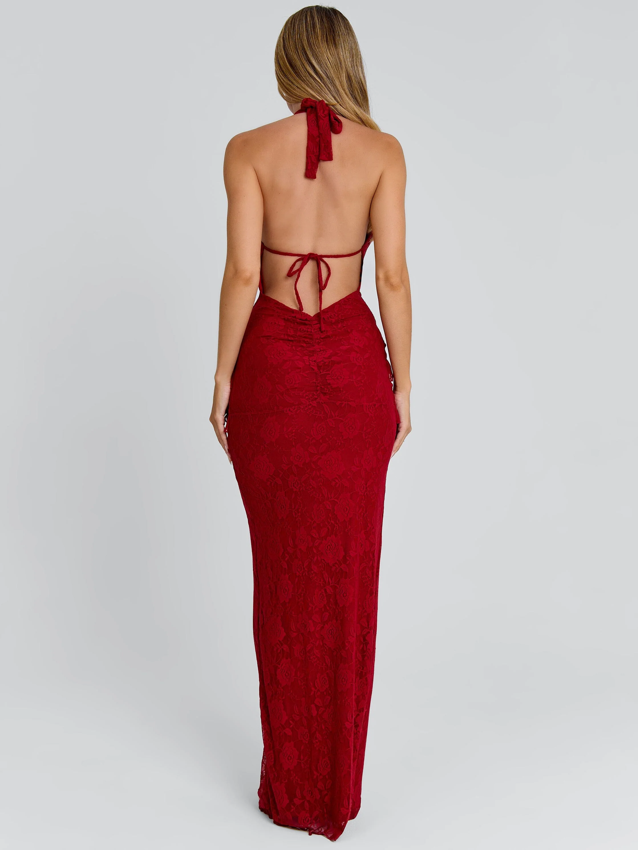 NOVELL MAXI DRESS RED - Image 6