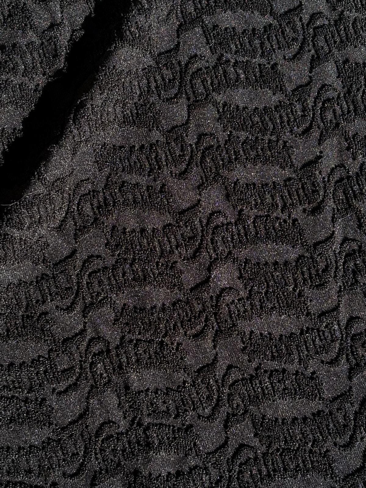 PALOMA BIKINI BOTTOM BLACK TOWELLING - Image 7