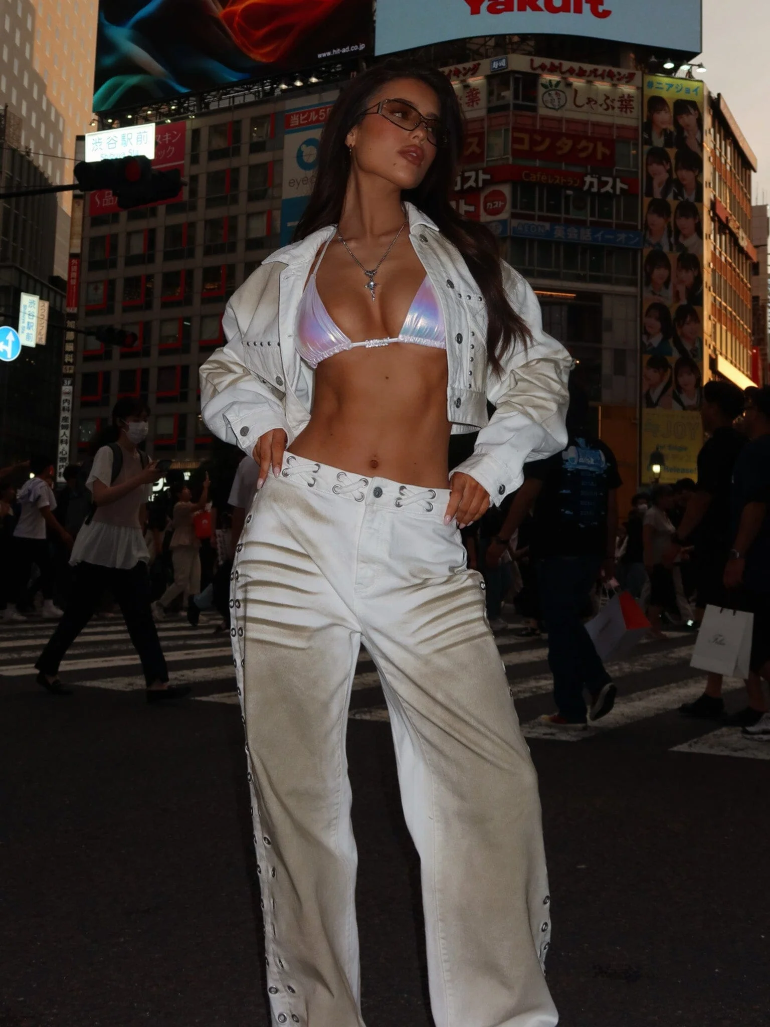 PARKER JACKET WHITE DENIM - Image 2