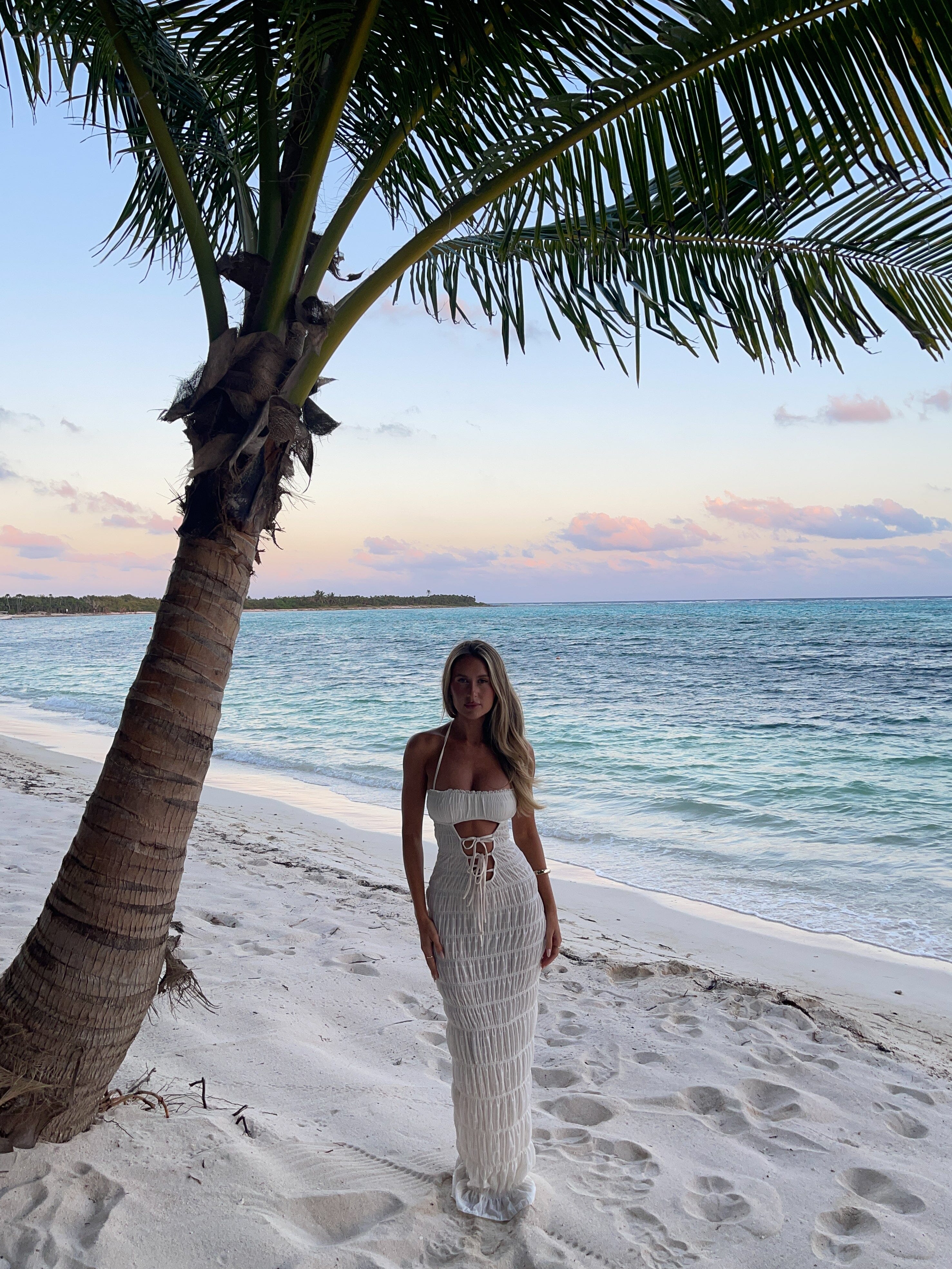 PRIANE MAXI DRESS WHITE - Image 5