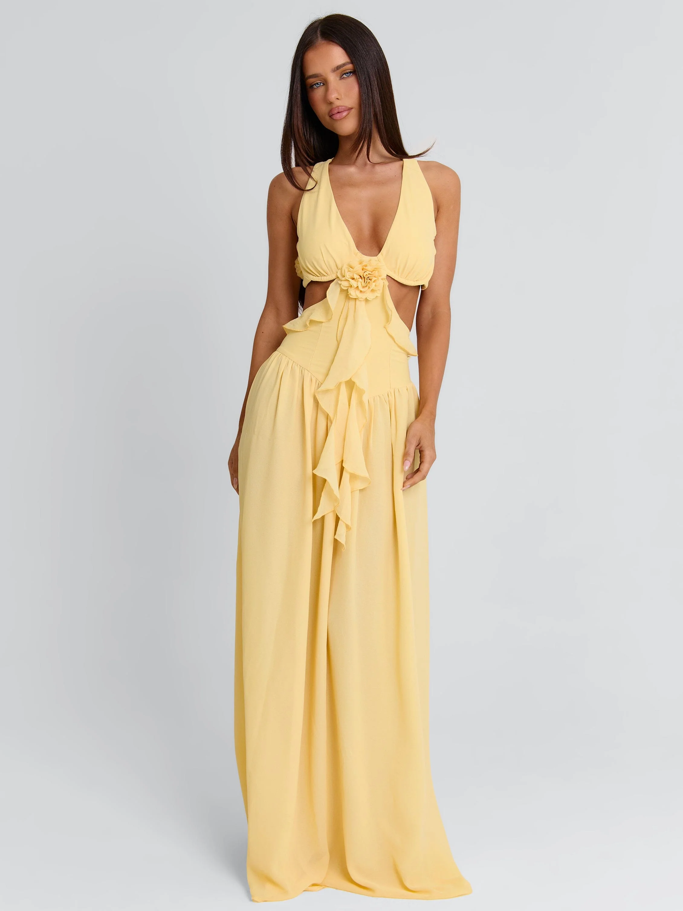 RAELYN MAXI DRESS YELLOW - Image 7