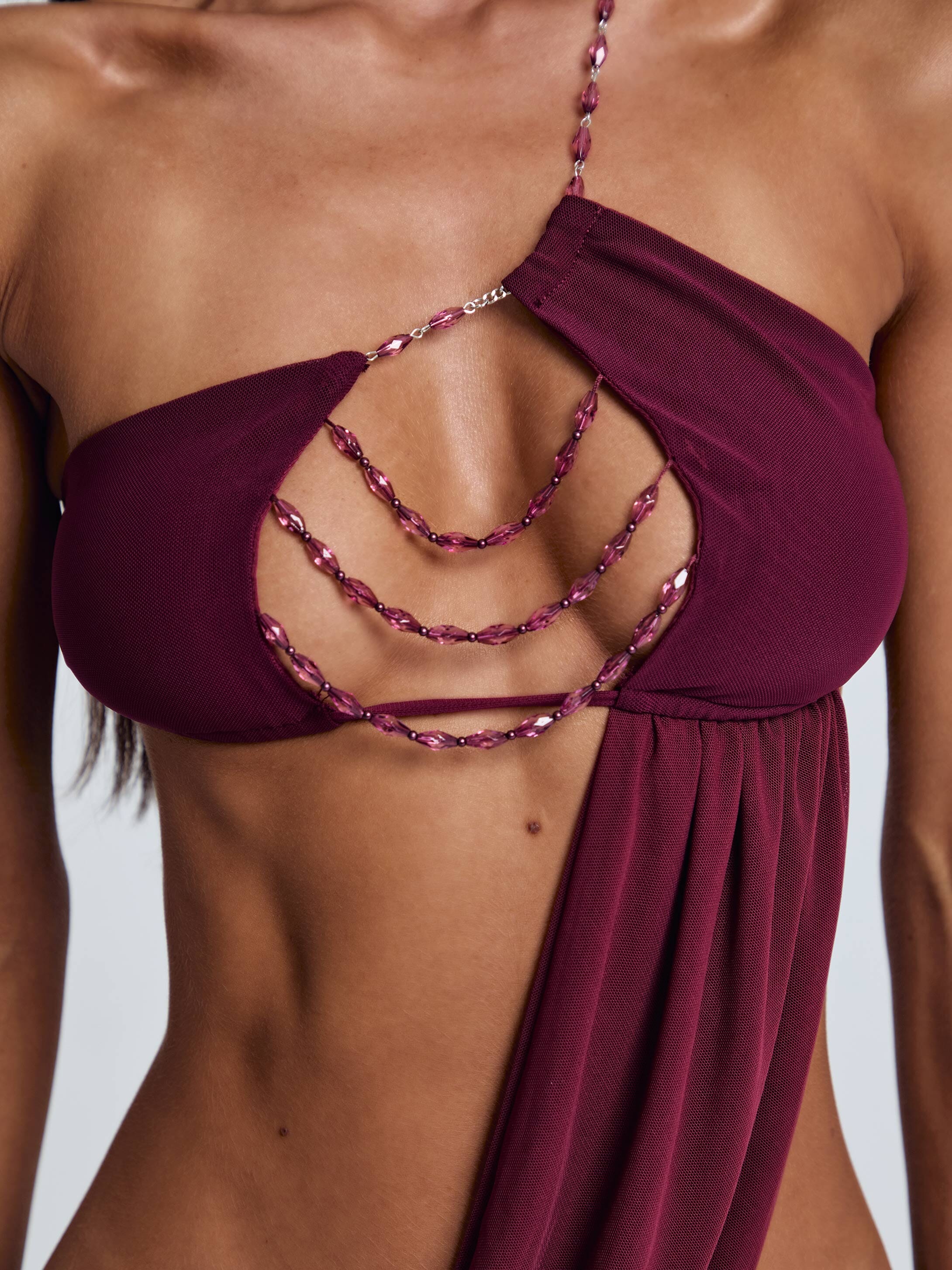 RAER MAXI DRESS BURGUNDY - Image 5