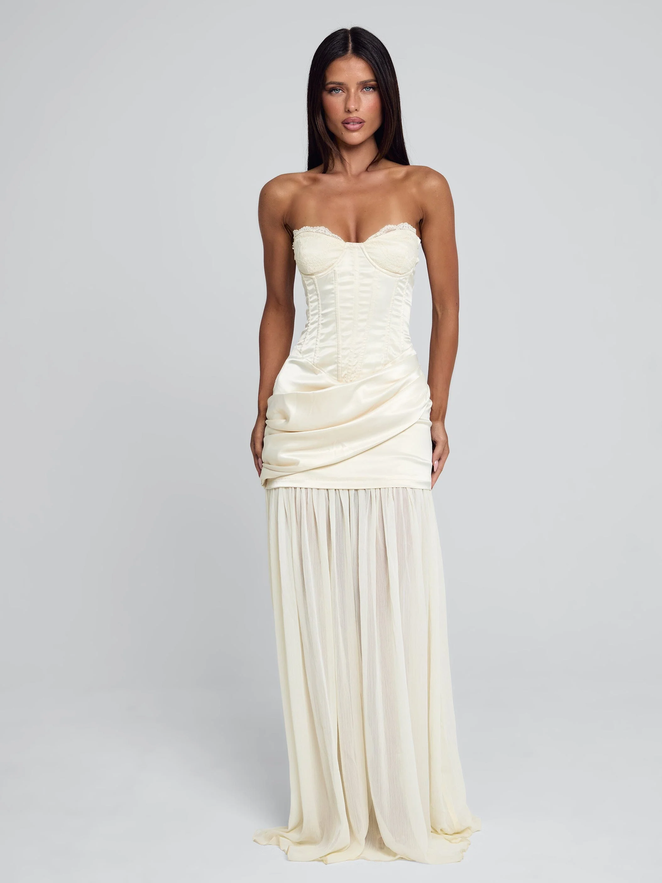 ROWNA MAXI DRESS IVORY