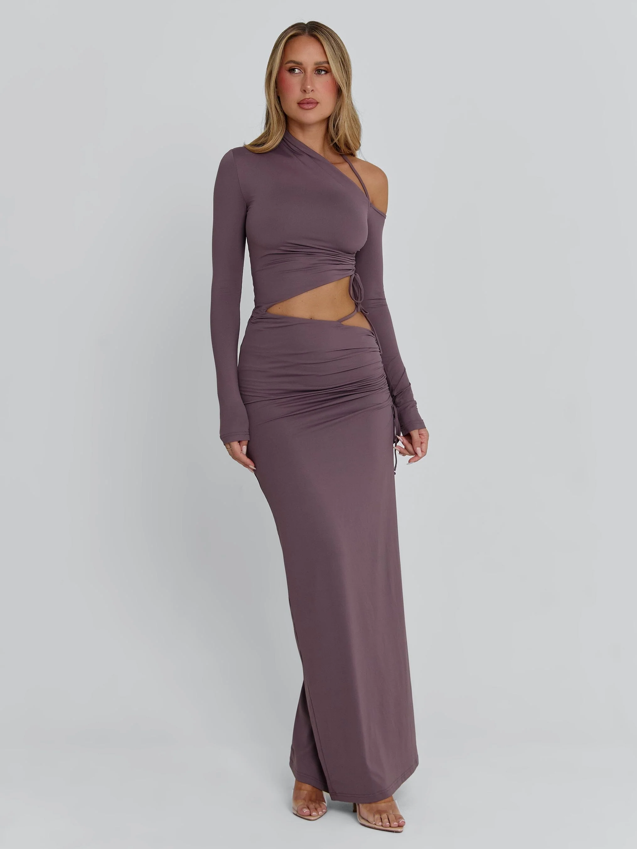 SERAYA MAXI DRESS MAUVE - Image 3