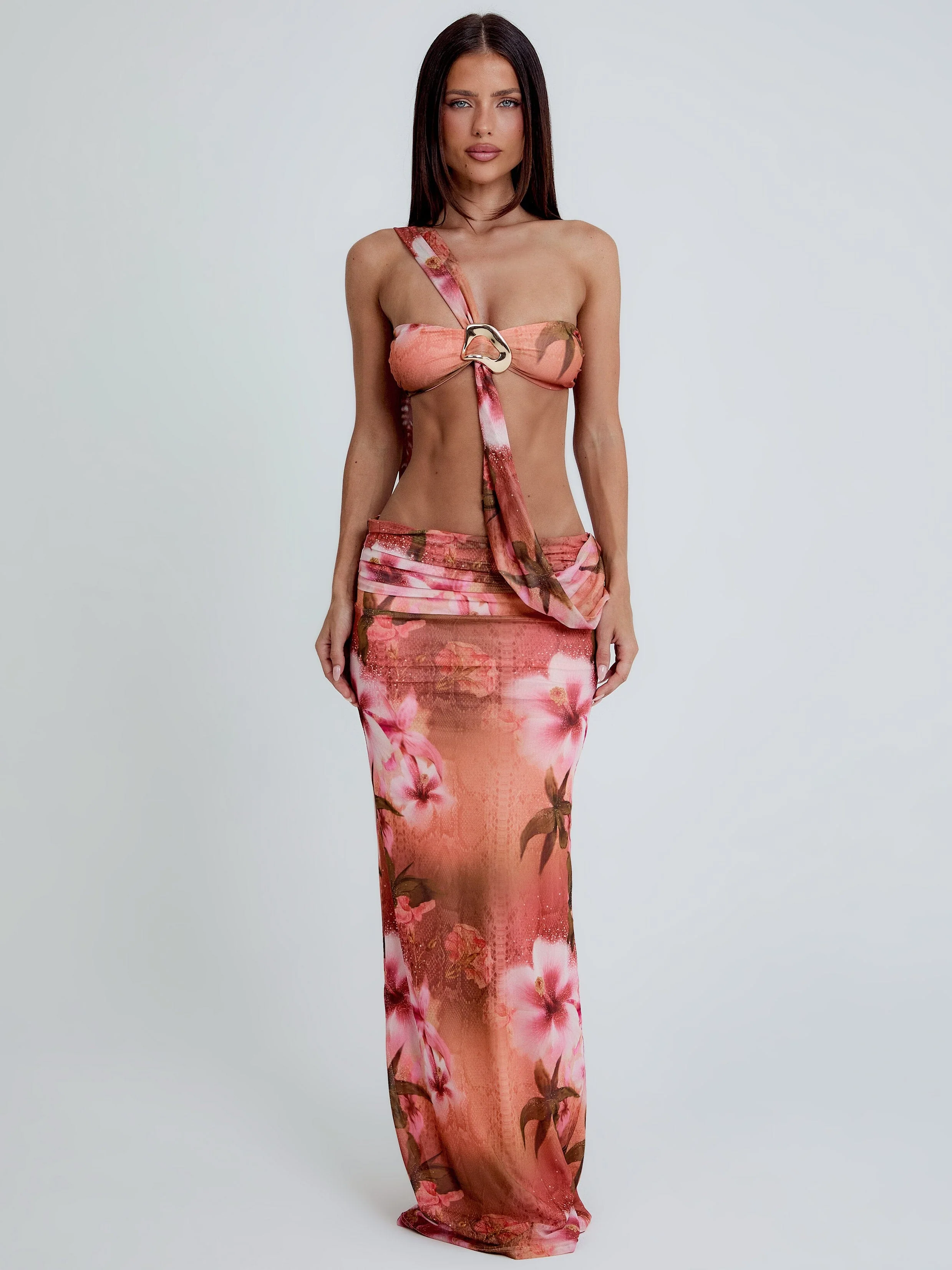 SEREIA MAXI DRESS KINSEA PEACH - Image 4