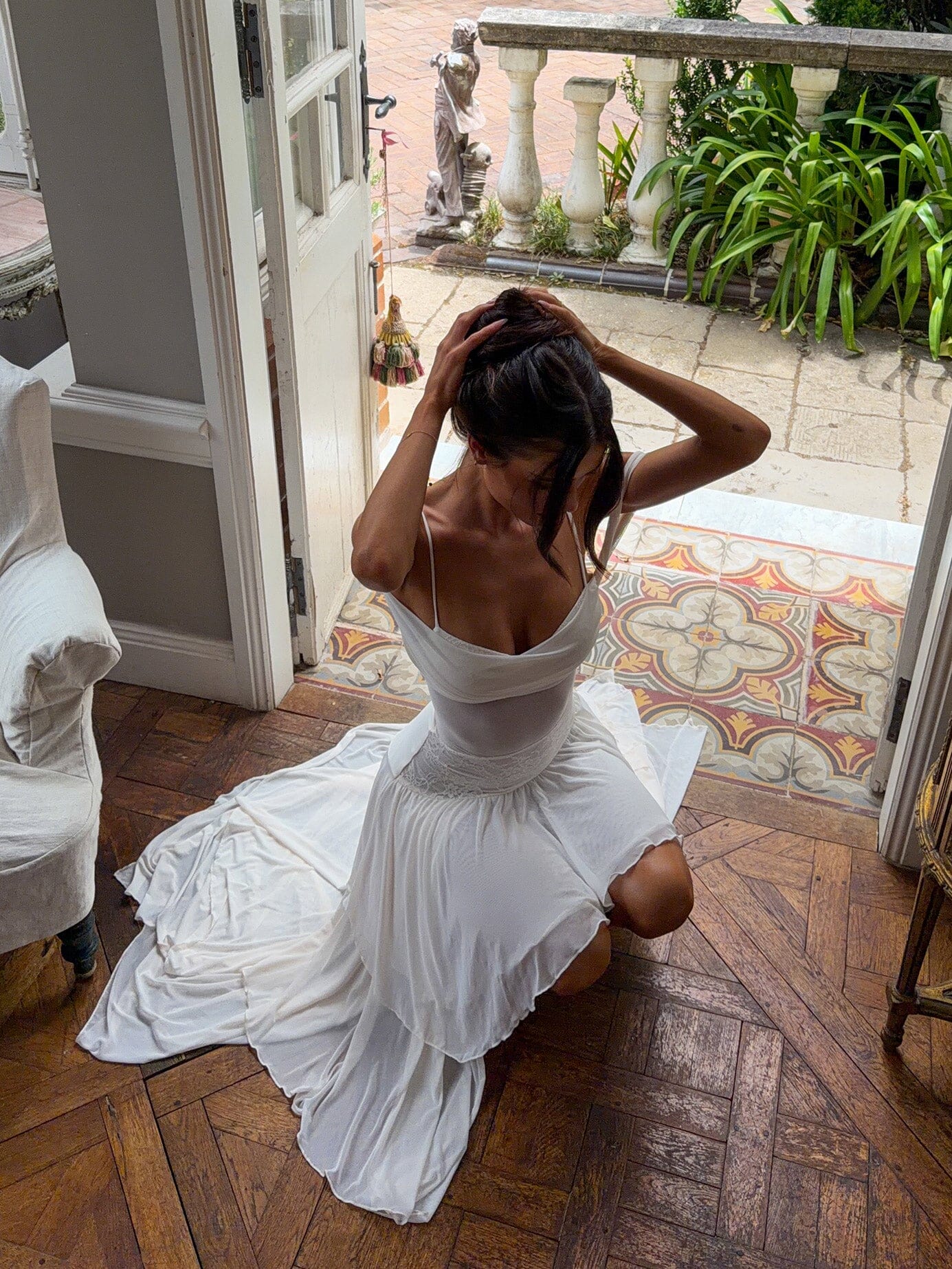 SINORA MAXI DRESS IVORY - Image 8