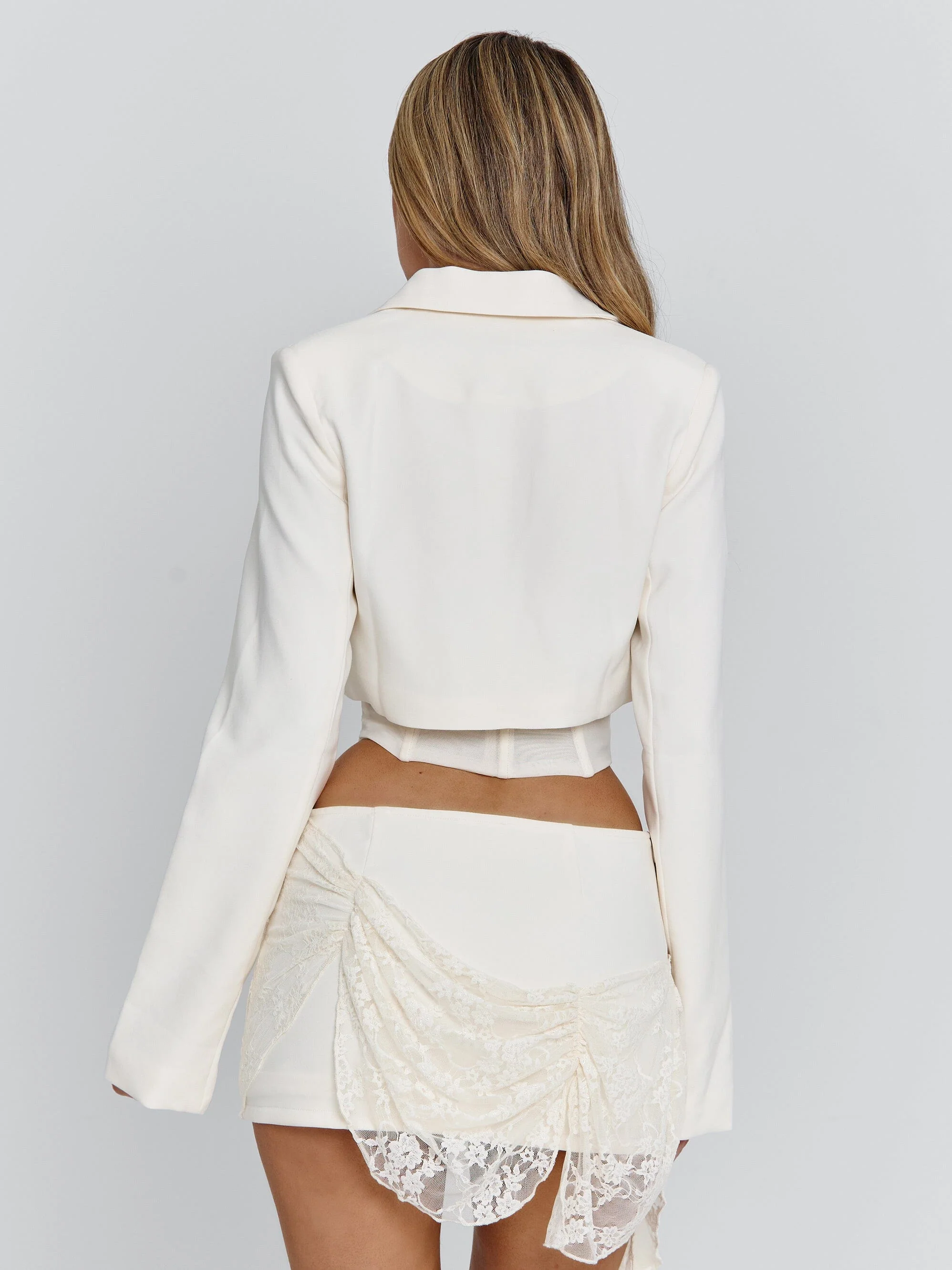 TOSCANA SKIRT IVORY - Image 7