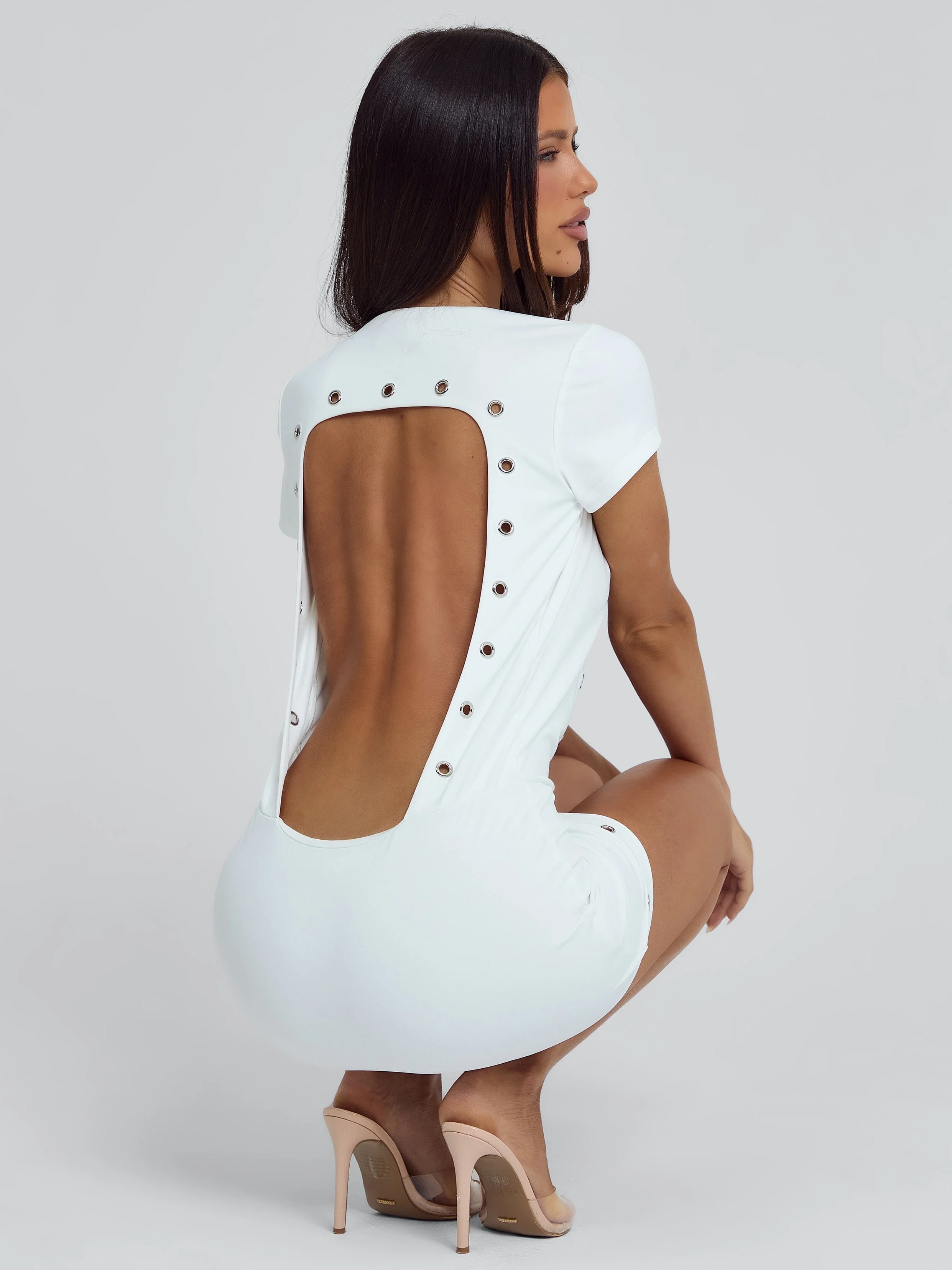 TULA MINI DRESS WHITE - Image 2