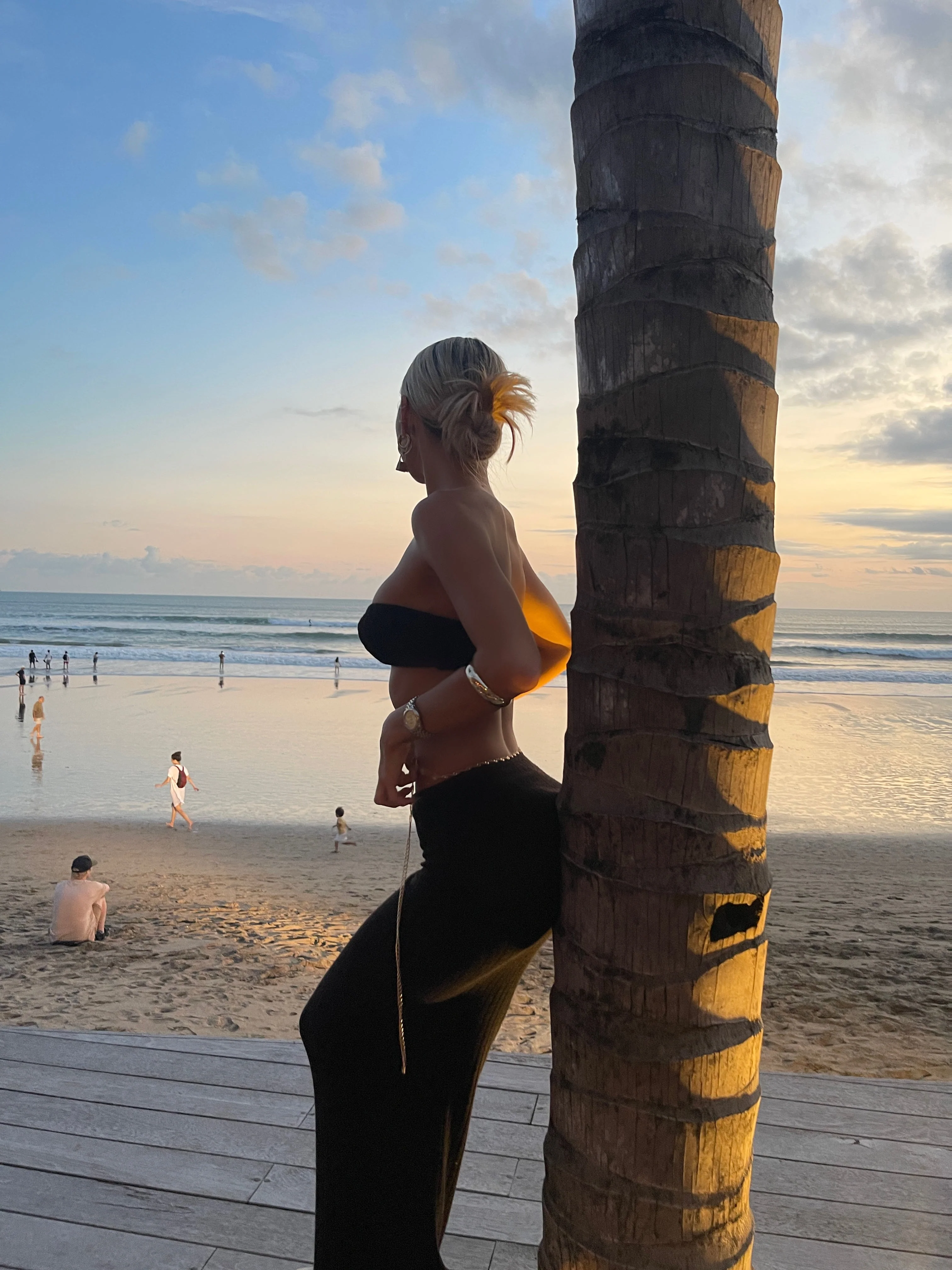 TULUM CROP TOP BLACK - Image 2