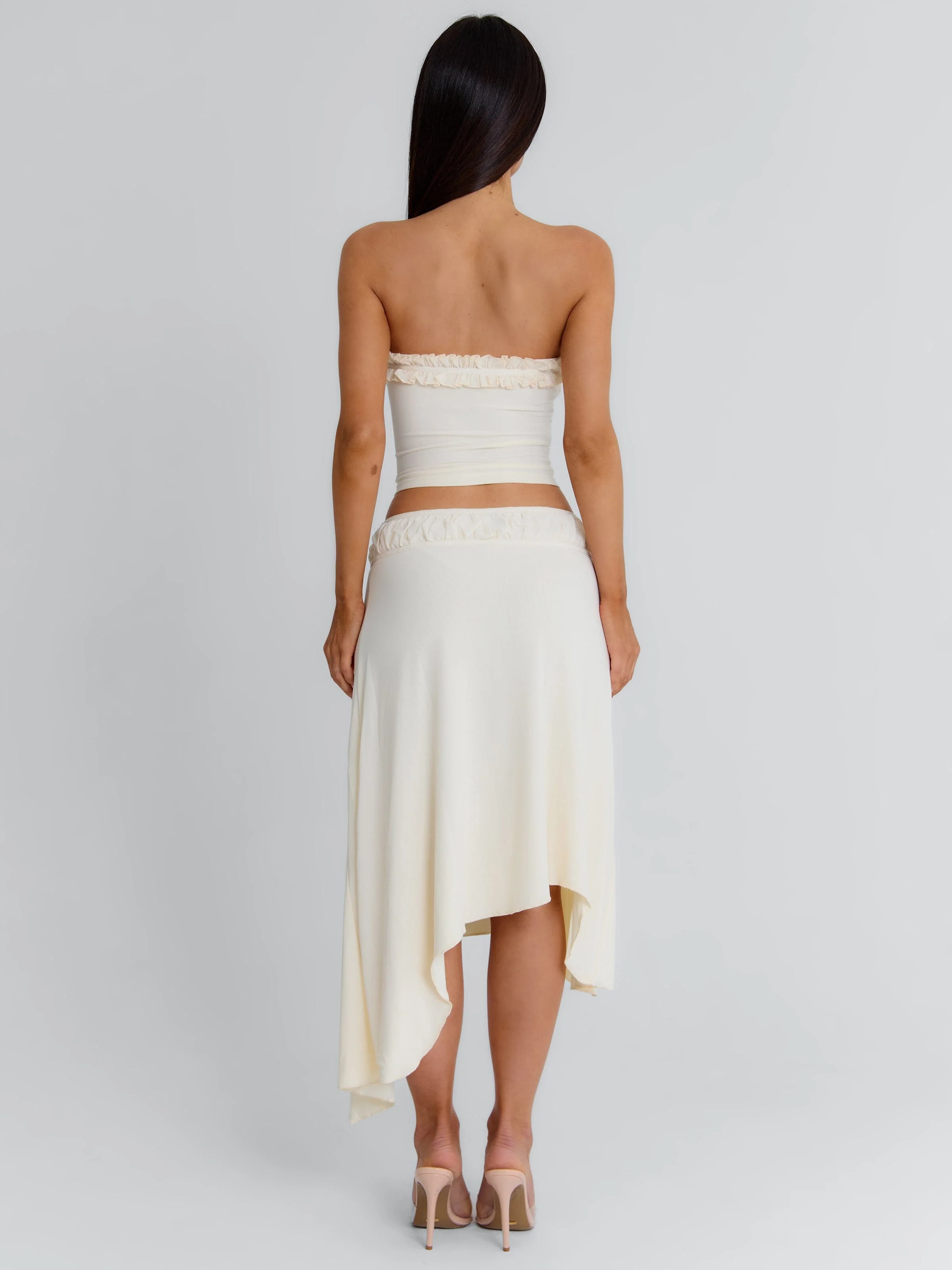 VAL MIDI SKIRT CREAM - Image 8