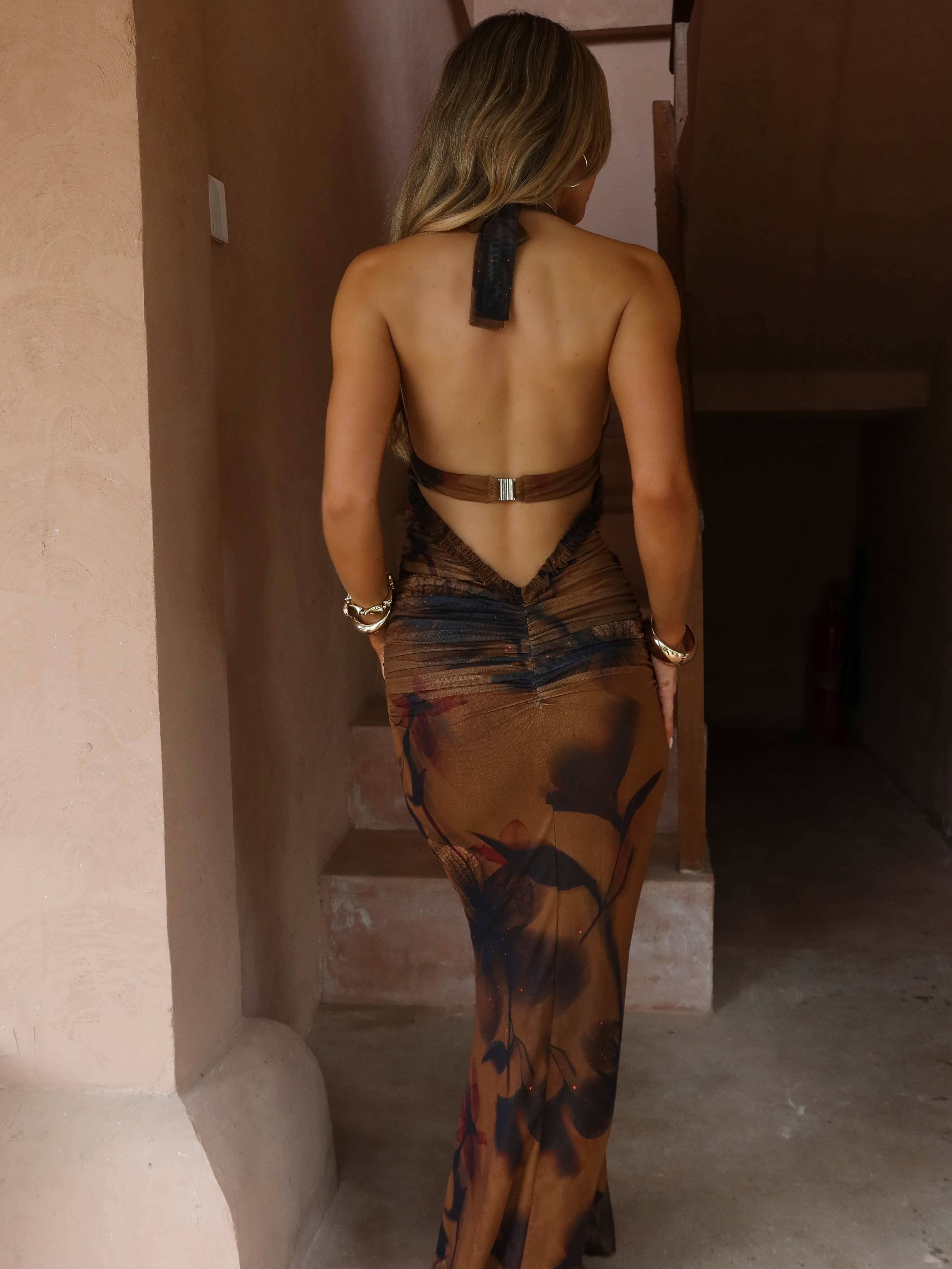 VIVIENE MAXI DRESS AMARA CINNAMON - Image 5