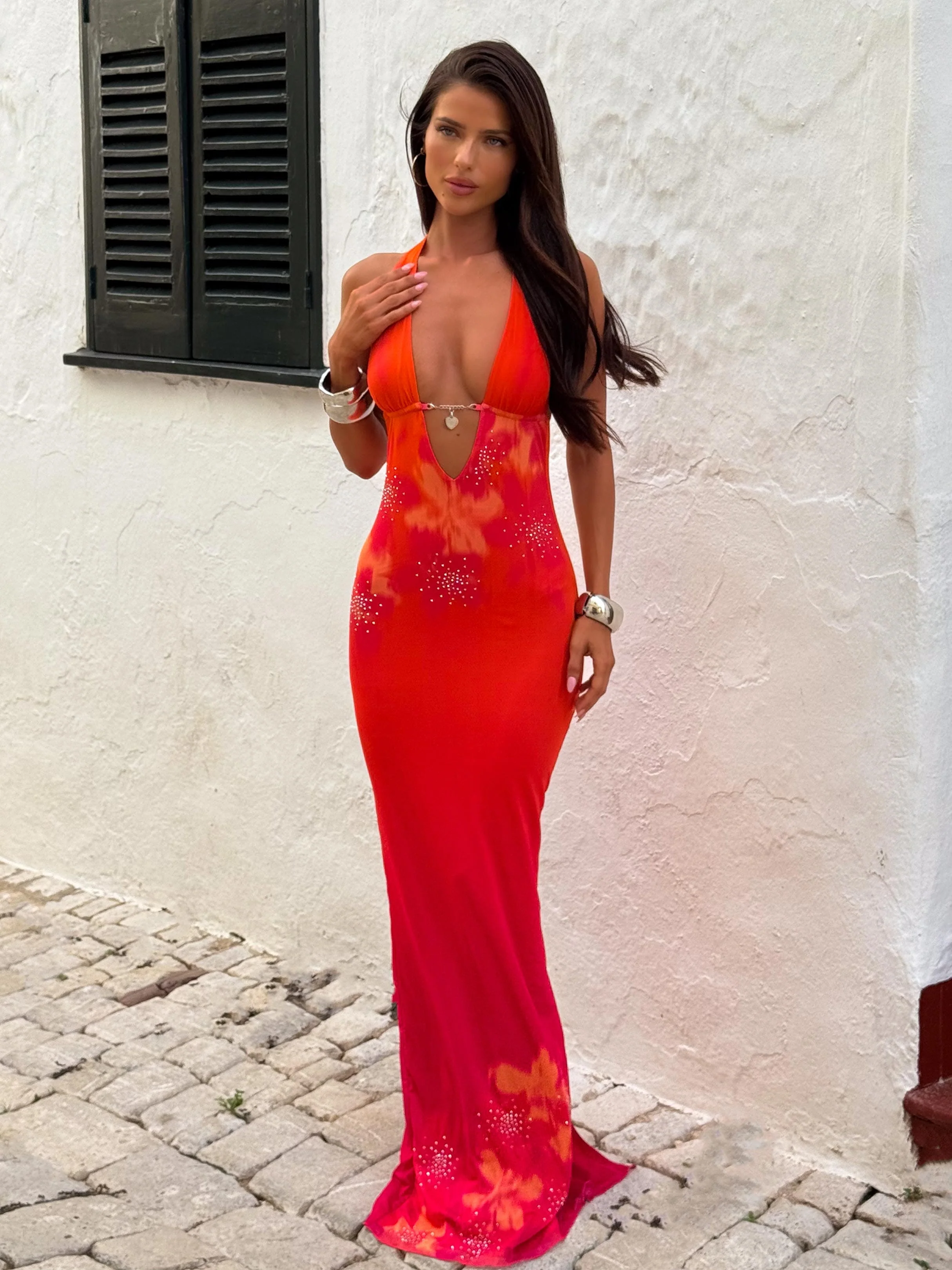 WOLFE MAXI DRESS SUNSET - Image 6