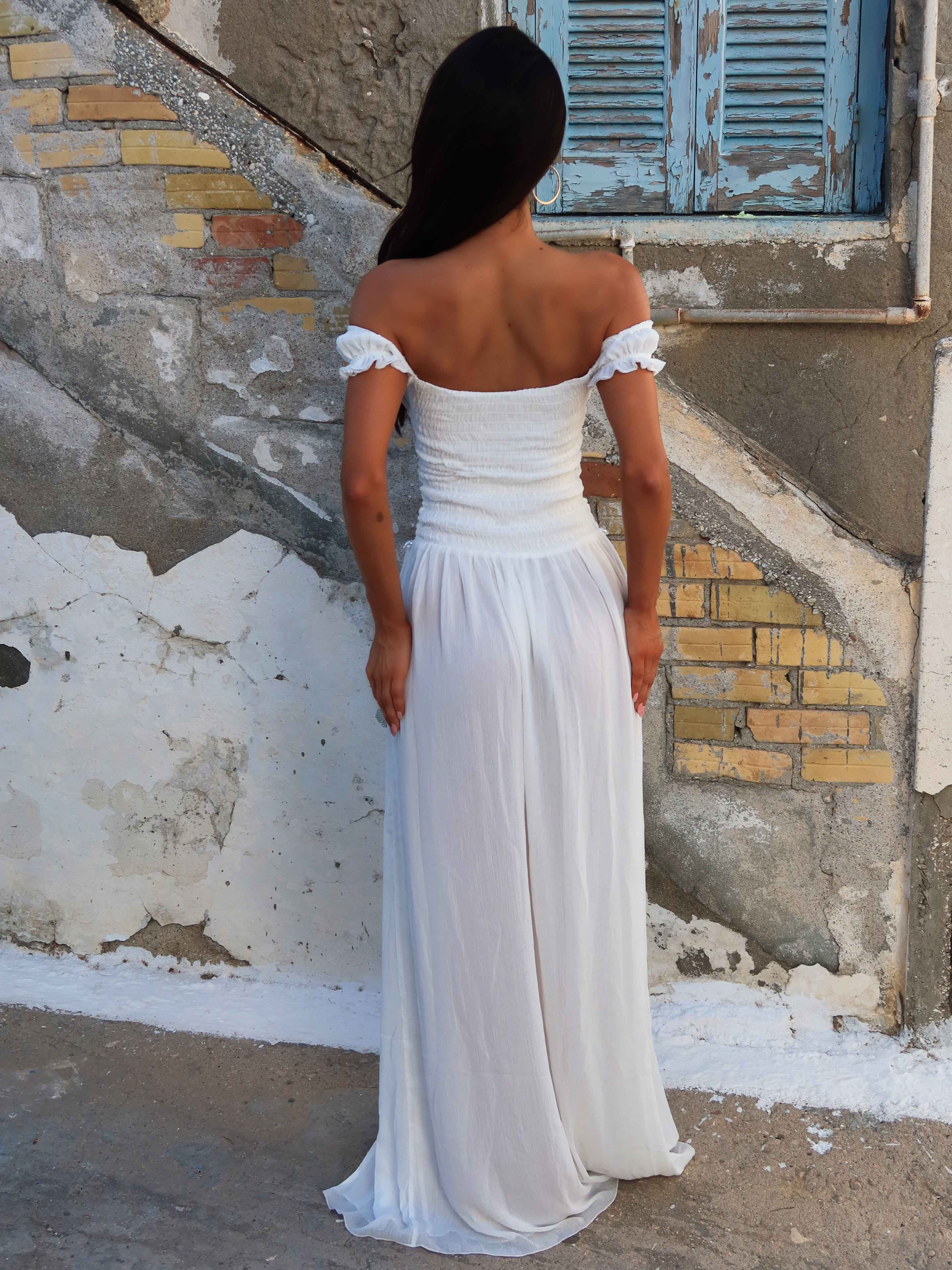YVINNE MAXI DRESS WHITE - Image 9