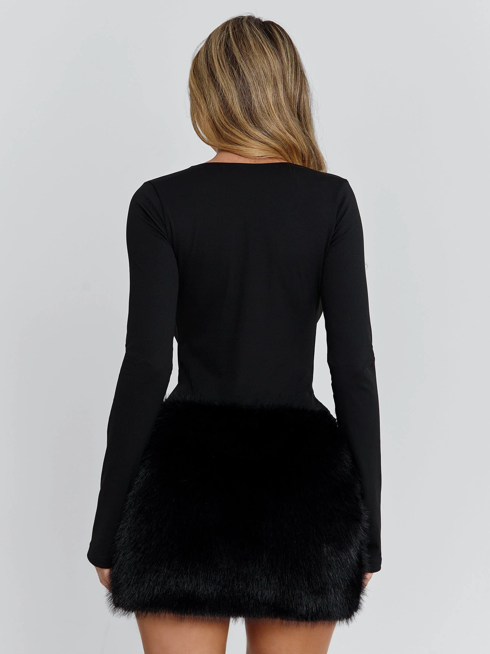 ZANIRA MINI DRESS BLACK - Image 7